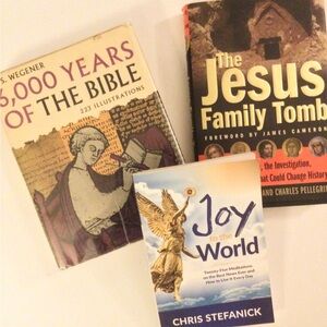 3 Pack Books on the Bible, Ancient Tombs, and Meditations